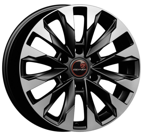 диск вектор vector r258 (a 18_pajero) 7.5x18 6x139.7 dia 67.1 et46 (алмаз черный п/ш )